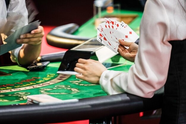 Live dealer studio setup for Dragon Tiger on 04 togel